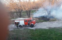 Los Bomberos Voluntarios de Rojas tuvieron un domingo de intenso trabajo