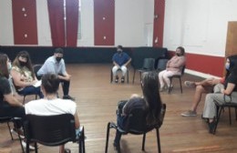 La nueva titular del Departamento de la Juventud tuvo su primera actividad