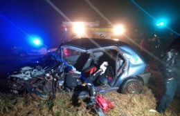 Fuerte choque frontal en la Ruta 31 entre Carabelas y Rojas