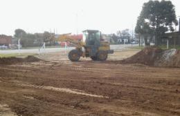 Bomberos Voluntarios: Comenzaron los trabajos para la construcción del taller mecánico