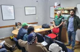 Capacitación para maquinistas de la Secretaría Vial