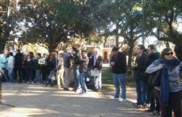 El acto oficial del Día del Periodista se desarrolló en la Plaza Mariano Moreno