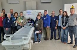 Visita del Rotary Internacional al Hospital Unzué