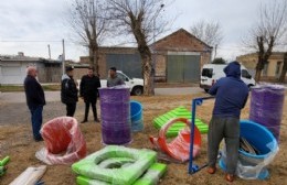 Instalaron juegos infantiles en Rafael Obligado