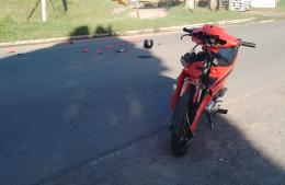 Menores colisionaron a bordo de dos motos
