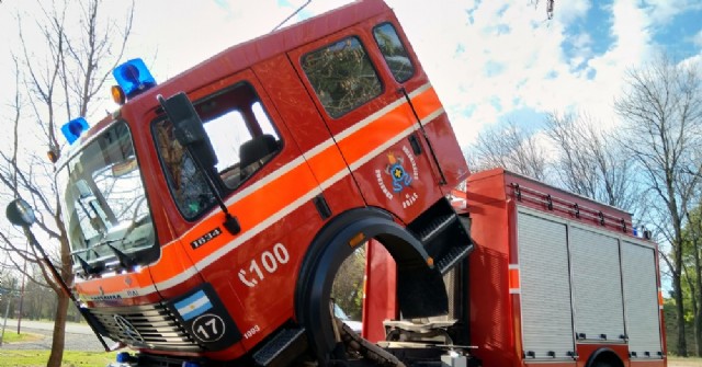 Bomberos Voluntarios: Reacondicionan móviles luego de intensas jornadas de salidas forestales