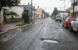 La calle Hilario Lagos lleva un semestre aguardando la reactivación de la obra