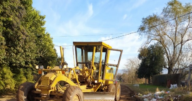 El Municipio ejecutó trabajos de mantenimiento en calles de Barrio La Loma