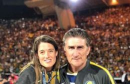 Sabrina Goddard festejó con el plantel de Central