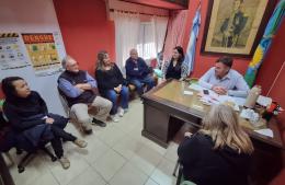 El intendente trasladó su agenda a Rafael Obligado