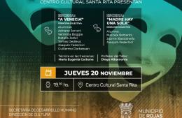 Nueva muestra de teatro en el Centro Cultural Santa Rita