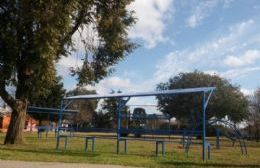 El Municipio trabaja en el mantenimiento de la plazoleta de Barrio Parque