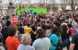 Bouvier expresó su alegría por la Plaza Rivadavia