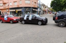 Caravana en Rojas en contra del aborto legal