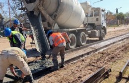 Obras en el Paseo de la Ribera y en la calle colectora Luis Dorrego