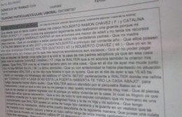 Denuncia por violencia familiar