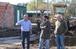 El director de Hábitat recorrió las obras en Santa Rita