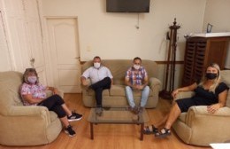 Lionetti se reunió con autoridades del Hogar de Ancianos San Francisco de Asís