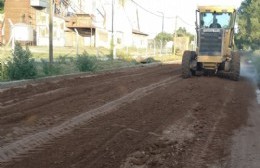 Continúan los trabajos en calle Juan Hernández