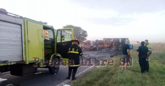 Fatal accidente en la Ruta 188 a la altura de General Rojo