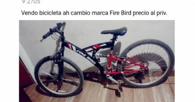 Detectivesco raid tras el robo de su bici: La encontró a la venta, la recuperaron, pero...
