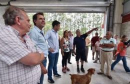 Vignali recorrió localidades junto al presidente de la Cámara de Diputados