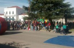 Pobre festejo realizó el Municipio para los niños