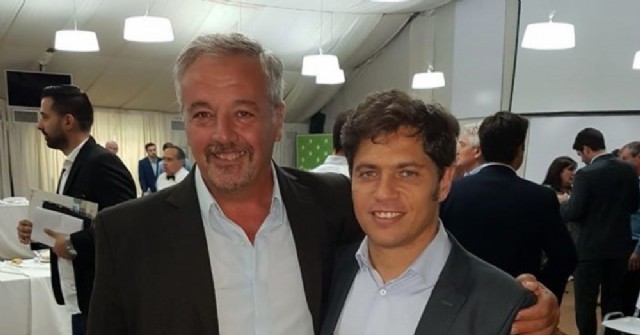 Claudio Rossi con el gobernador Kicillof por el coronavirus