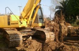 Las obras de desagües pluviales siguen avanzando