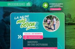 “La Muni más cerca” en Barrio Brown