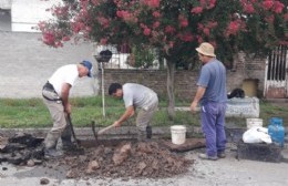 Trabajos en el Barrio 20 de Octubre