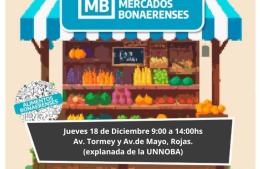Mercados Bonaerenses: va la última feria del año