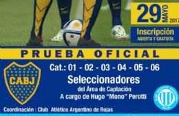 Boca Juniors hará una prueba de jugadores en Argentino