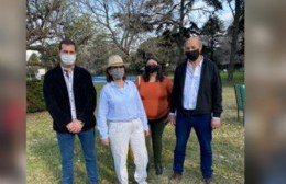 Hernán Quintana junto a Patricia Bullrich en San Nicolás