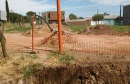 Avanza la construcción de la nueva estación elevadora de líquidos cloacales