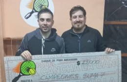 Torneo en La Cancha: Petinari-Guevara e Ibarra-Rodríguez, campeones