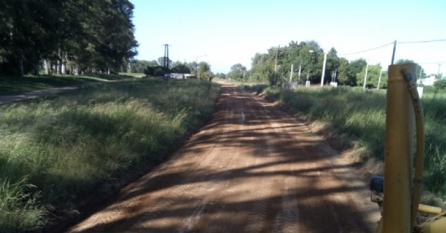 Acondicionaron la traza de los caminos de ingreso a Barrio La Loma