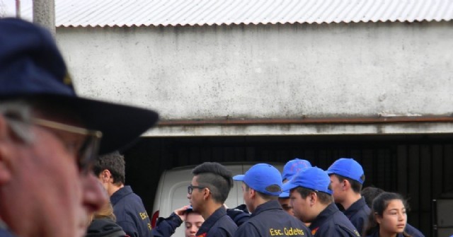 Cadetes de Bomberos Voluntarios de Rojas y Carabelas participaron de una jornada de capacitación