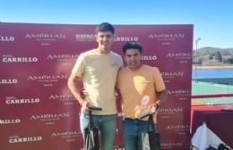 José y Thiago Álvarez campeones en Villa del Dique