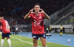 Gol de Javier Sanguinetti en la Copa Sudamericana