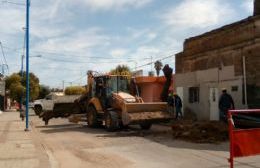 Obras de cordón cuneta: Clyfer finalizó en calle 9 de Julio