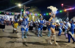 Una multitud disfrutó de la primera noche de carnaval en Rojas