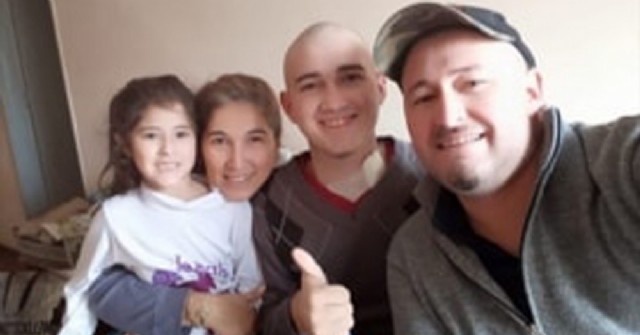 Dieron el alta médica al joven rojense Sebastián Barroso