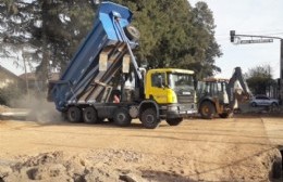 Reconstruyen bocacalle y cordón cuneta en la intersección de Las Heras, Fortín Mercedes y Lavalle