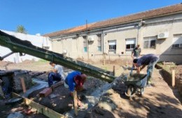 Comenzó el llenado de hormigón de los cimientos de la sala de tomografía