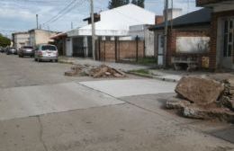 Culminó la reparación del asfalto en calle Sarmiento entre Villegas y Saavedra