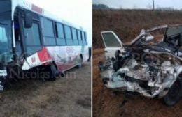 Murieron dos jóvenes en un terrible accidente en la Ruta 188