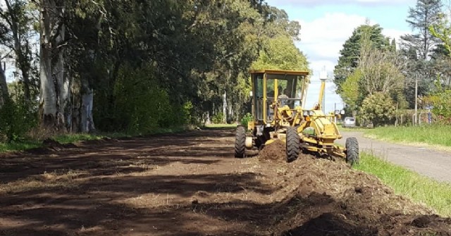 Villa del Parque CECIR: Trabajan en el armado de una pista de salud