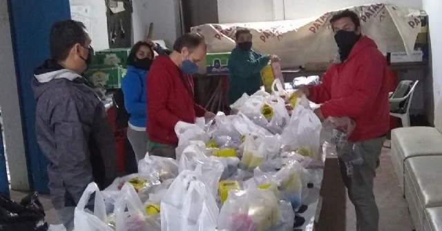 Concejales de la oposición cumplieron con una nueva jornada de asistencia alimentaria