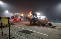 Continúan las obras en Avenida Las Heras